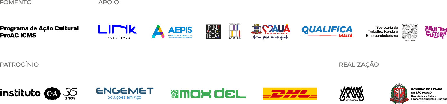 Patrocinadores e Realizadores - Ponto da Moda - Mauá