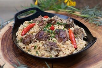 Arroz com suã